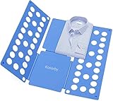 Kooorby T Shirt Folding Board Shirt Folder Clothes Folding Board Premium Laundry Folder Durable Plastic Clothes Folder Machine Fits T Shirts Clothing Pants Towels for Easy Storage