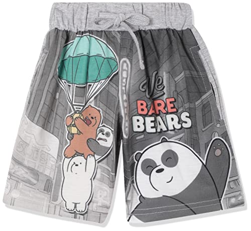 Image of wbb by Eteenz Baby Boys' Regular Fit Shorts (ESOS40561WBBSH Grey Mellange 18)