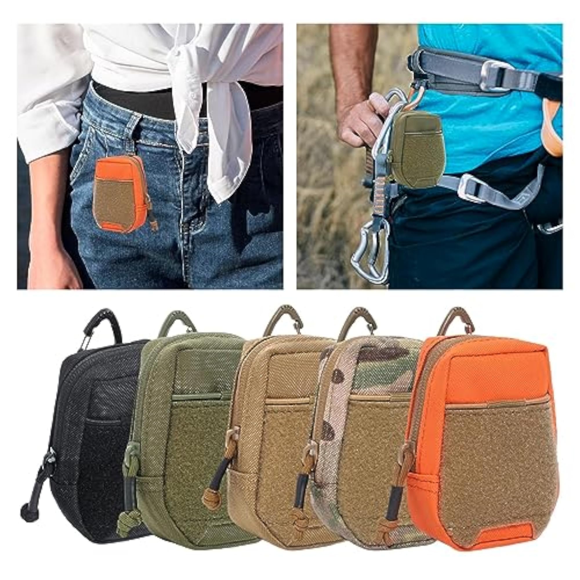 Multi Tool Pocket Organizer Pouch, Portable for Running Fishing