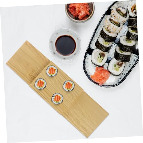 Bandeja para sushi estilo japonés color caqui miniatura 6