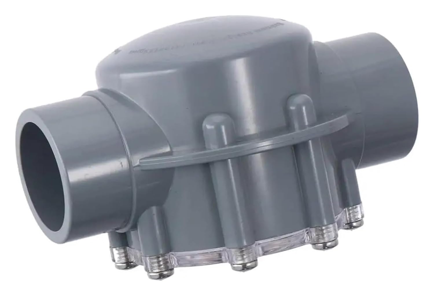 Zawór zwrotny do hydrauliki basenowej, materiał CPVC, pasuje do przedniej pompy i systemów filtrujących, idealny do wydajnej kontroli przepływu wody