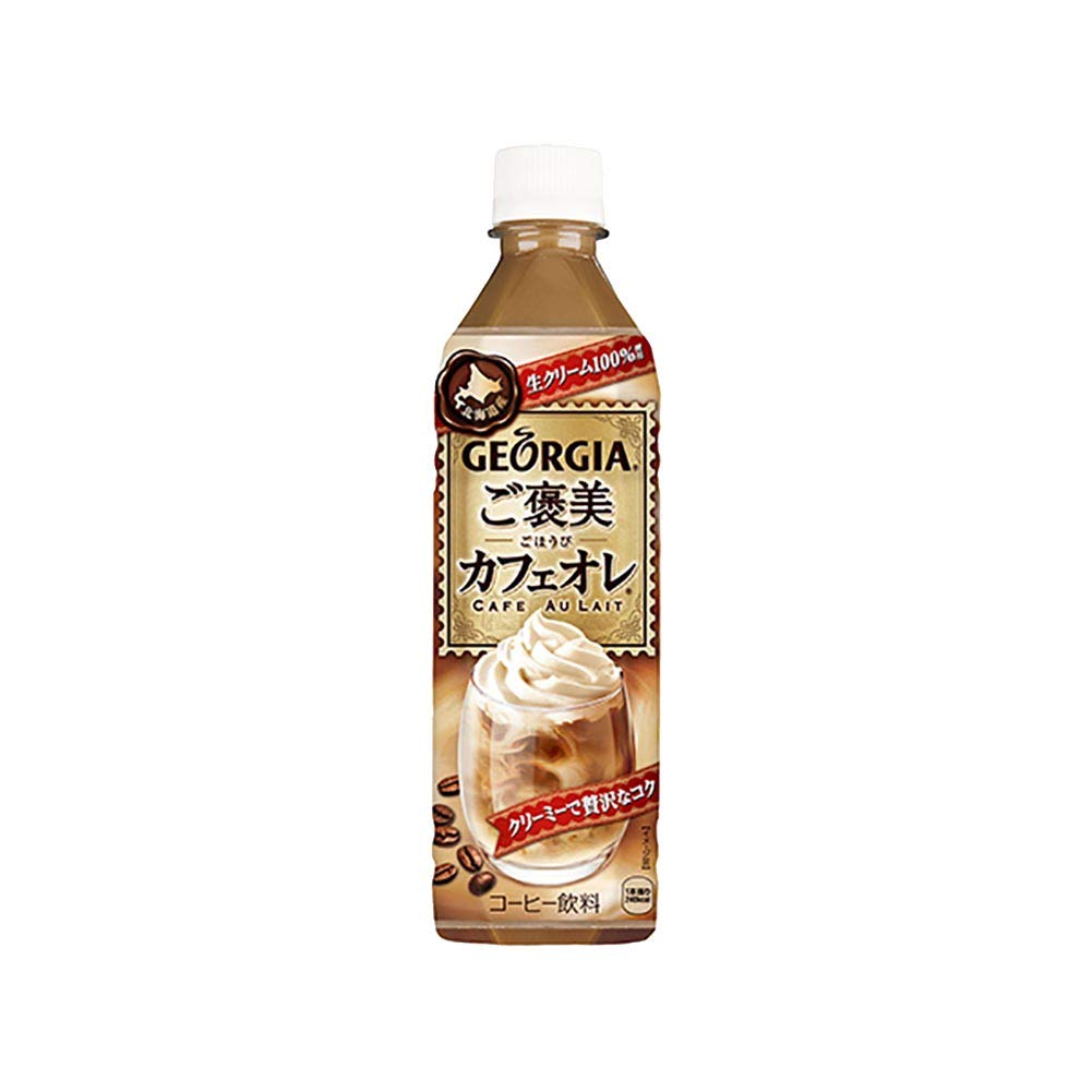 Amazon.co.jp: コカコーラ ジョージア ご褒美カフェオレ（500ml×24本