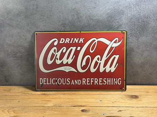 PLAK2L -Plaque Métal Vintage Décorative Coca - 30x20cm