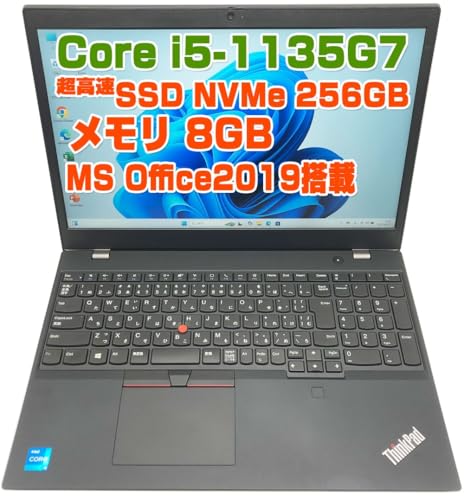 yςݕizThinkPad L15 Gen2 i511-1135G7/8GB/SSD:256GB 15.6C`FHD Type-C(Thunderbolt4Ή) WEBJ eL[t Win11Pro MS OFFICE2019