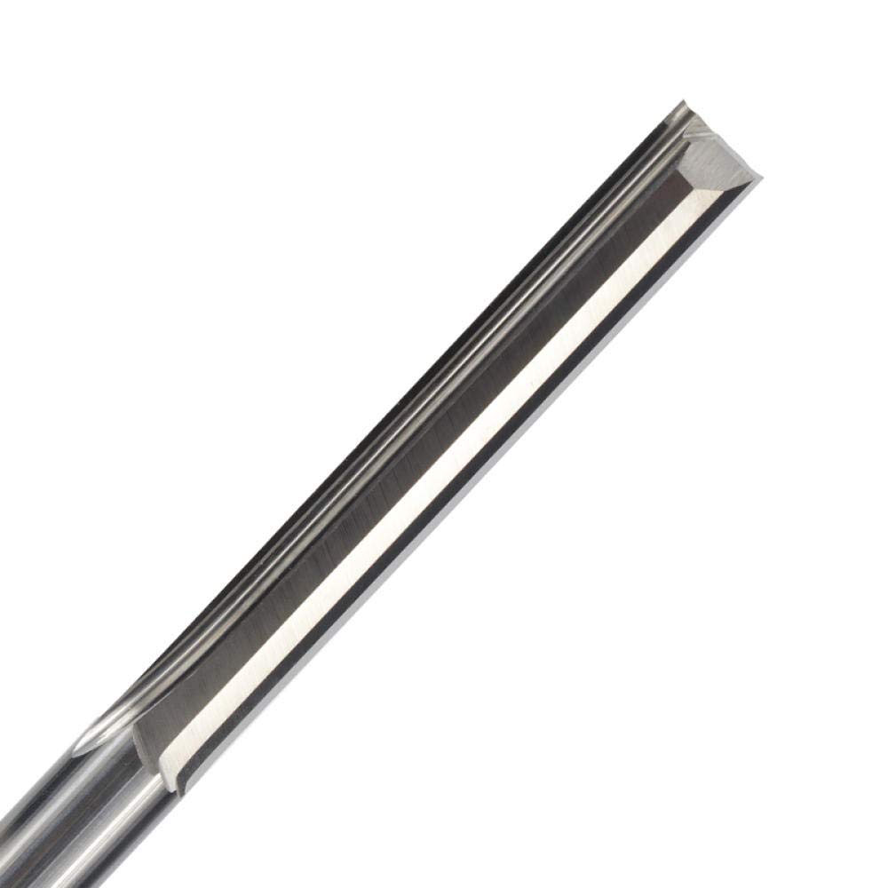 Juegos De Brocas 4 / 6Mm Vástago 2 Flauta Fresa Recta Fresa Cnc Router Bit Para Madera Mdf Grabado De Plástico Carburo Fresa Recta-6X28Mm