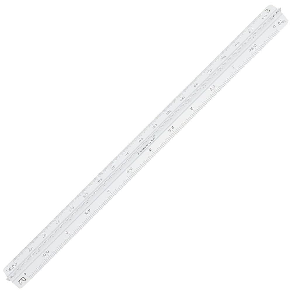 Amazon | ステッドラー 定規 三角スケール アルミ 建築 987 30