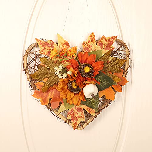 Couronne d'automne Murale Intérieure Extérieure Sans Entretien - 3