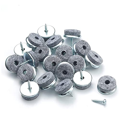 PLABBDPL 20x feltrini sedie da avvitare Ø 22mm