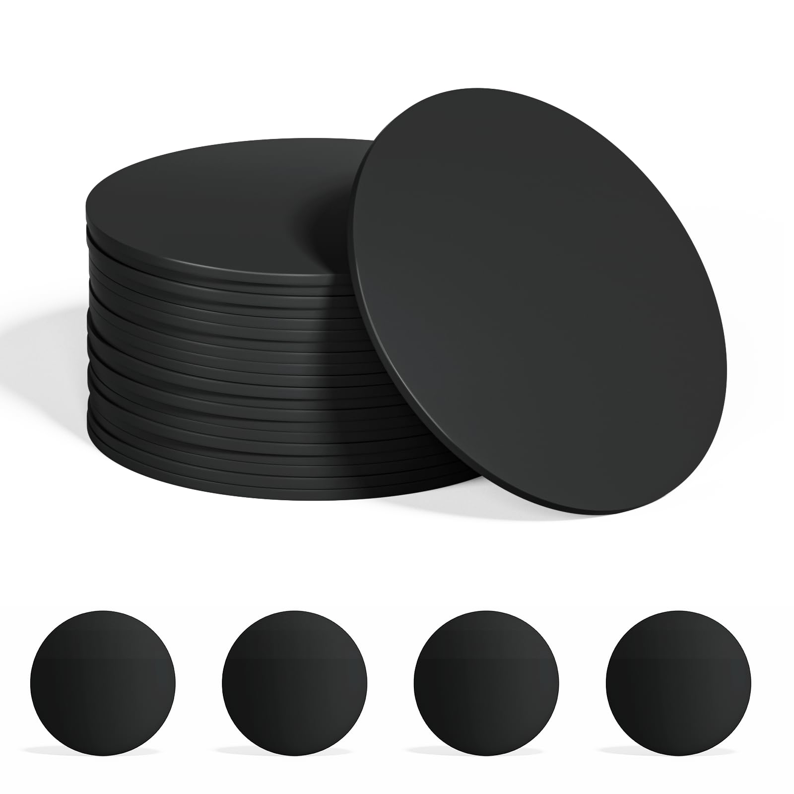 30pcs NFC Tags Black NFC Tag NTAG215 NFC Cards Blank NFC Chips Programmable NFC 215 Tag Rewritable NFC Card, 504 Bytes, Compatible with TagMo and NFC Enabled Phones and Devices