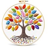 Zhenqing Rainbow Tree of Life Embroidery Kit for...