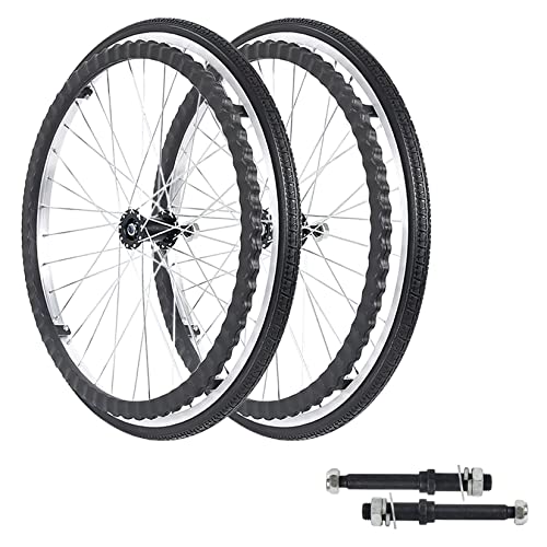 ESOYAWE Ruedas para Sillas De Ruedas 2 Pc 24 Pulgadas Rueda Trasera De La Silla De Ruedas, Recambio De Ruedas De Repuesto con Rodamiento, Prueba De Pinchazos Macizos Ruedas para Sillas De Ruedas (Col ESOYAWE Ruedas para Sillas De Ruedas 2 Pc 24 Pulgadas Rueda Trasera De La Silla De Ruedas, Recambio De Ruedas De Repuesto con Rodamiento, Prueba De Pinchazos Macizos Ruedas para Sillas De Ruedas (Col