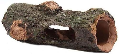 TOPINCN Decoración de acuario, tronco de árbol, adorno de peces de paisaje vívido, escondite para la seguridad de los peces (color surtido)