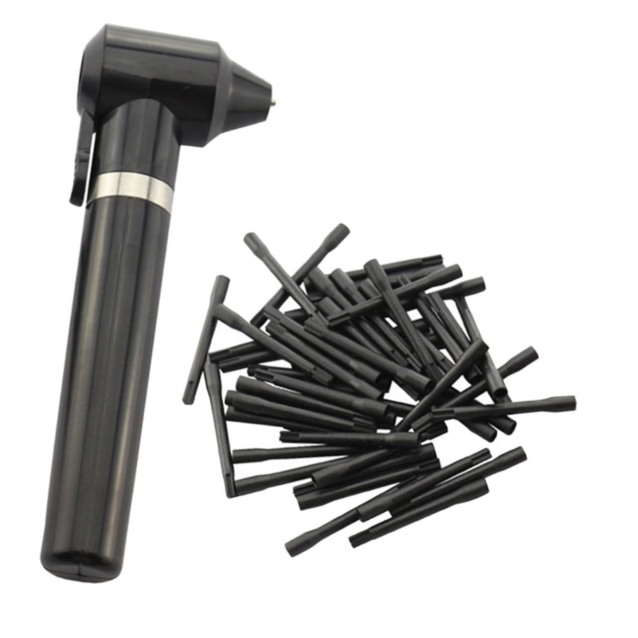 STOBOK Electric Pigment Stirrer Mixer Portable Paint Mixer for Tattoo Ink Watercolour Paint and Ink Blending Tools with 50 Sticks