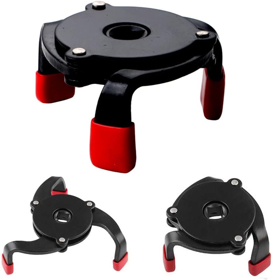 JIAVAXA Universal Oil Filter Wrench Tool Adjustable Oil Filter Spanner, Universal Oil Filter Remover, High Hardness Durable 3/8in Square Socket Tool Buckle for Most Car Models 3/4in Wrench (B0C8B7BF3G) Amazon Price History, Amazon Price Tracker