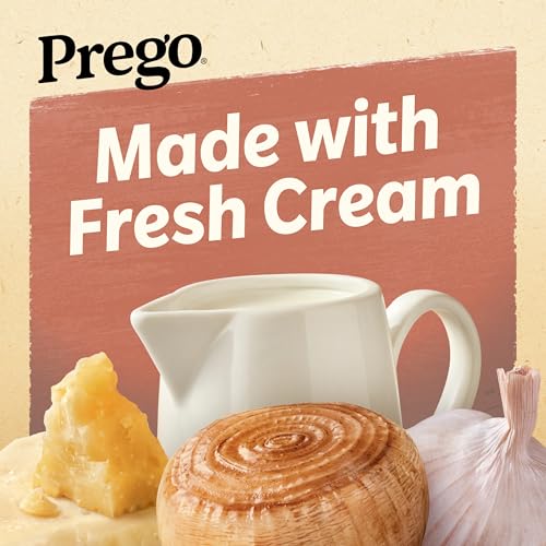 Image of Prego Garlic and Caramelized Onion Alfredo Pasta Sauce, 14.5 oz Jar