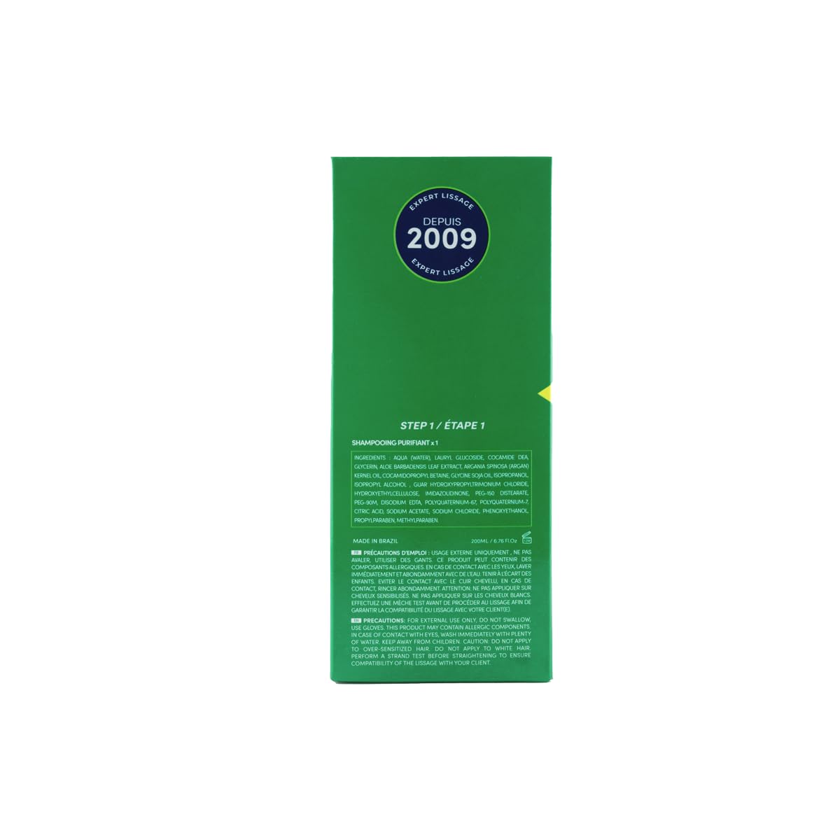MYRIAM K PARIS – Kit de Lissage Brésilien 2x200ml – Soin Lissant à la Kératine – Anti-Frisottis & Brillance Intense – Sans Acide Glyoxylique – Pour Cheveux Bouclés, Frisés, Ondulés ou Raides
