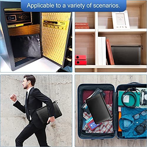 Set di 3 cartelle portadocumenti resistenti al
