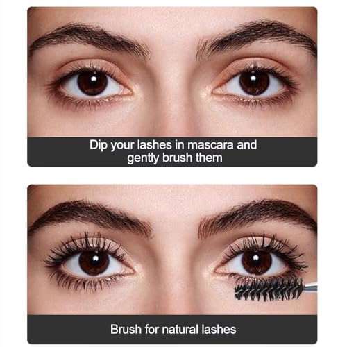 WOLMIK Eyelash Brush - 4 PCS Eyebrow Brush, Eyelash Comb, Portable Eye Brush, for Eye Lash Extension and Lifting Eyebrow, Reusable - Image 5