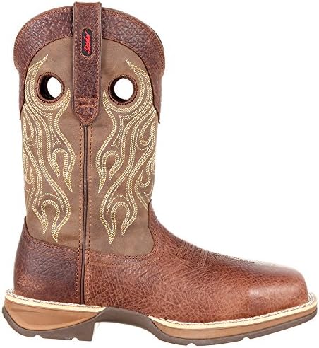 Durango Men's Rebel Work Western Boot, Distressed Brown and TAN, 7.5 | Image 3