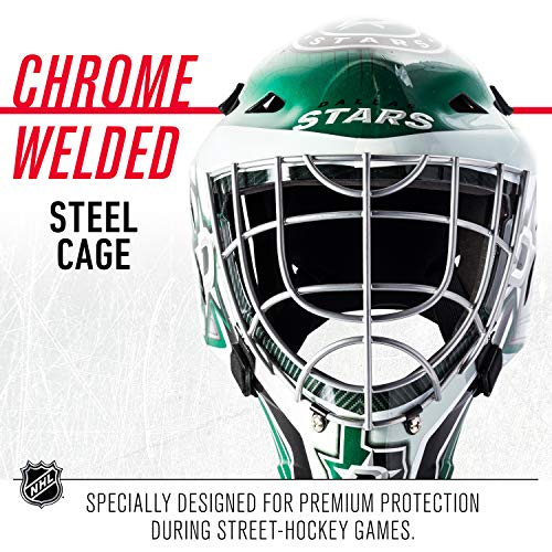 Franklin Sports Dallas Stars Goalie Mask - Team Graphic Goalie Face Mask - Gfm1500 Only For Ball & Street - Nhl Official Licensed Product #TOP1