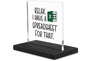 Accountant Spreadsheet Gift Sign