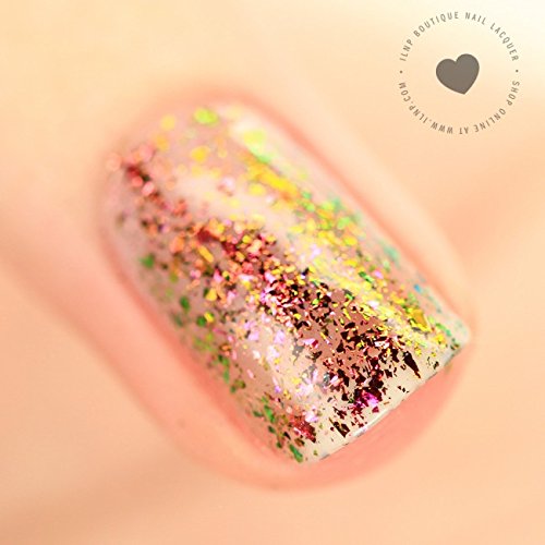 Image of ILNP Electric Carnival - Red, Pink, Gold, Green Ultra Chrome Color Shifting Flakie Nail Polish