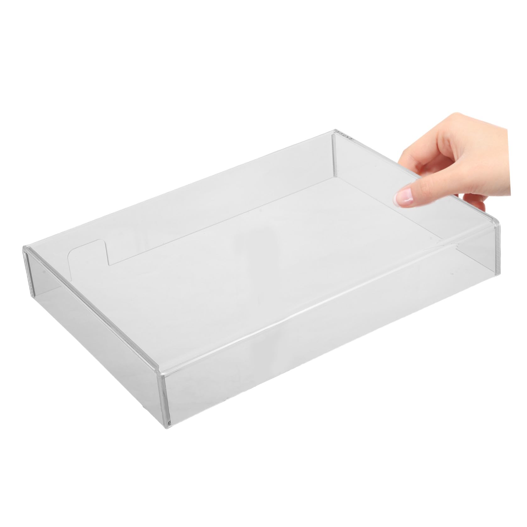 PRETYZOOM Copertura Protettiva Trasparente per Tastiera Laptop 357x255x48mm, Protezione Anti-gatto per Tastiera Computer Portatile, Custodia Rigida Compatibile per Uso Studenti e Gaming
