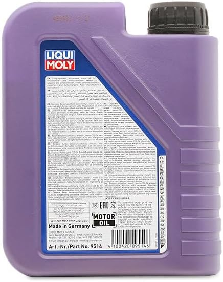 LIQUI MOLY 4輪車用エンジンオイル シンゾイルエナジー 0W40 1L レース/スポーツ走行用 100%PAO合成油 ガソ