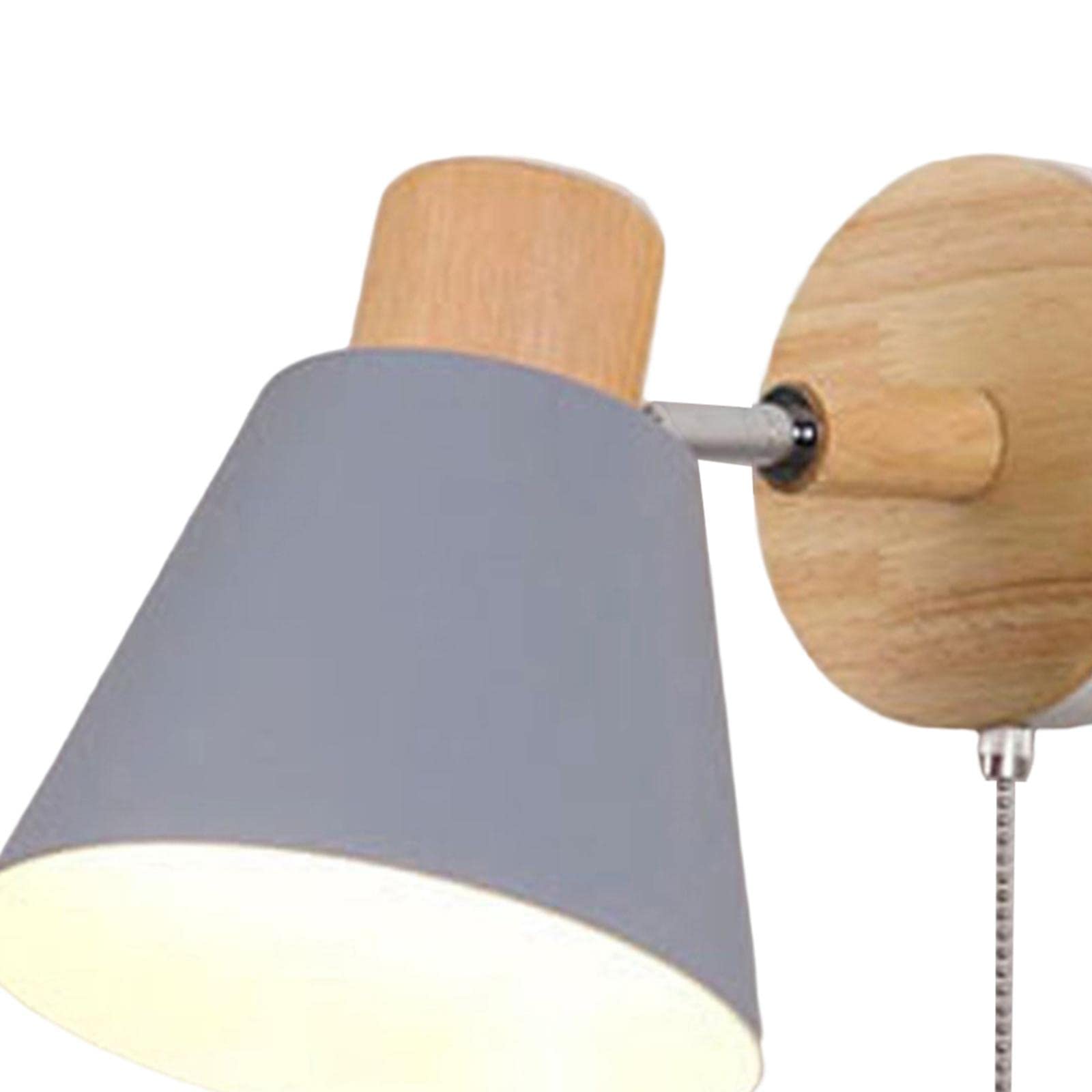 MagiDeal Applique murale moderne applique murale luminaire rotatif pour lire la décoration de cuisine, GRISE