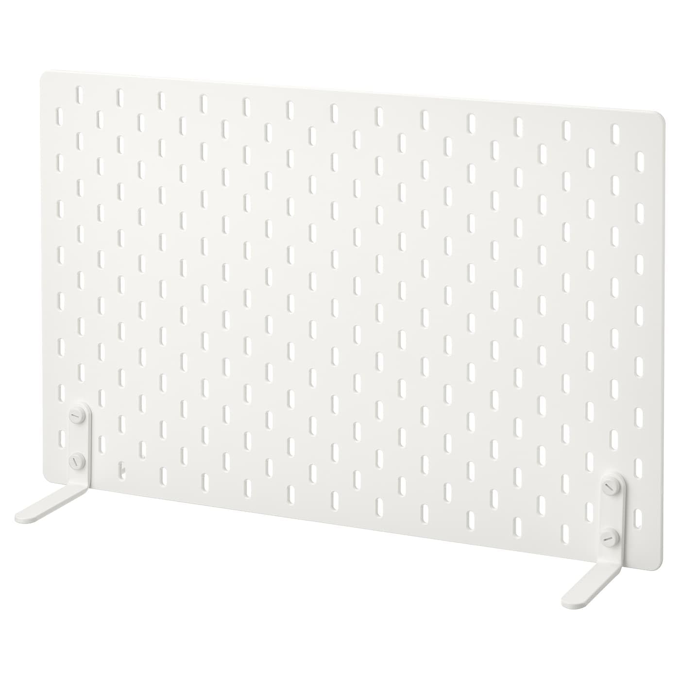 IKEA SKÅDIS Lochplatte Schreibtisch, Freistehend, 56x37 cm, Weiß