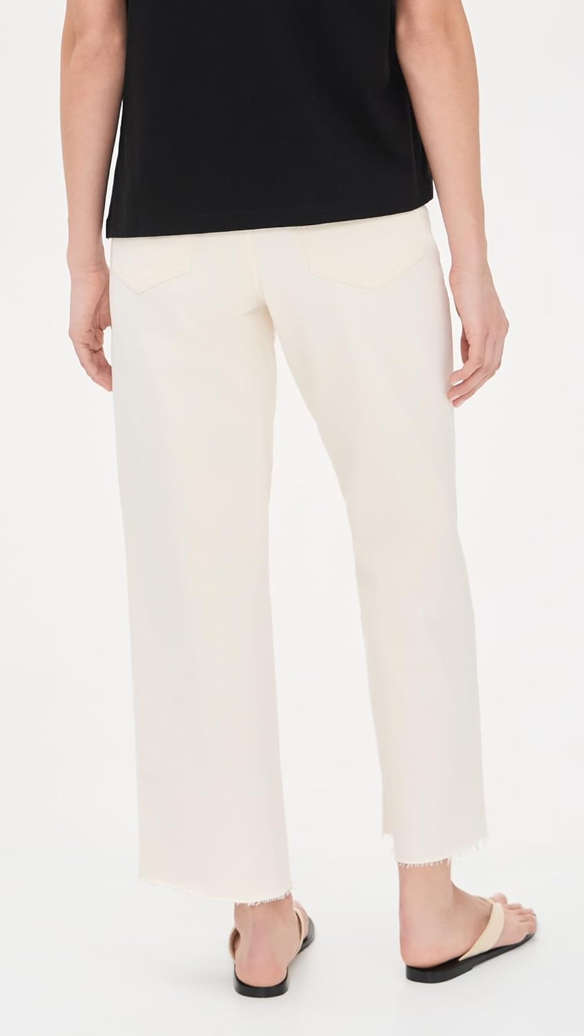 Madewell Women's Maternity Perfect Vintage Wide Crop Jeans