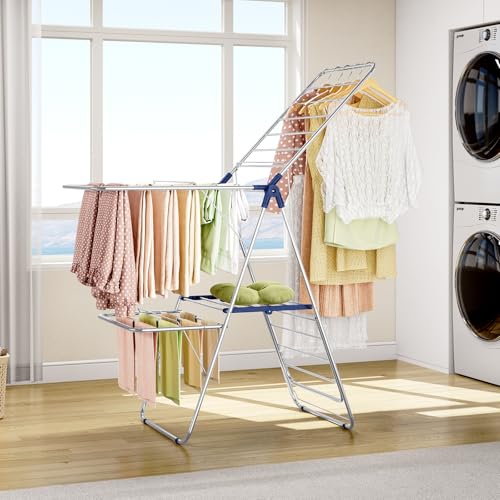 TOOLF Clothes Drying Rack with 4 Wings