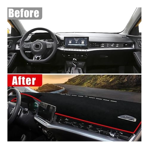 Tapis de tableau de bord MG 5 (2020-2023) noir - Conduite à droite