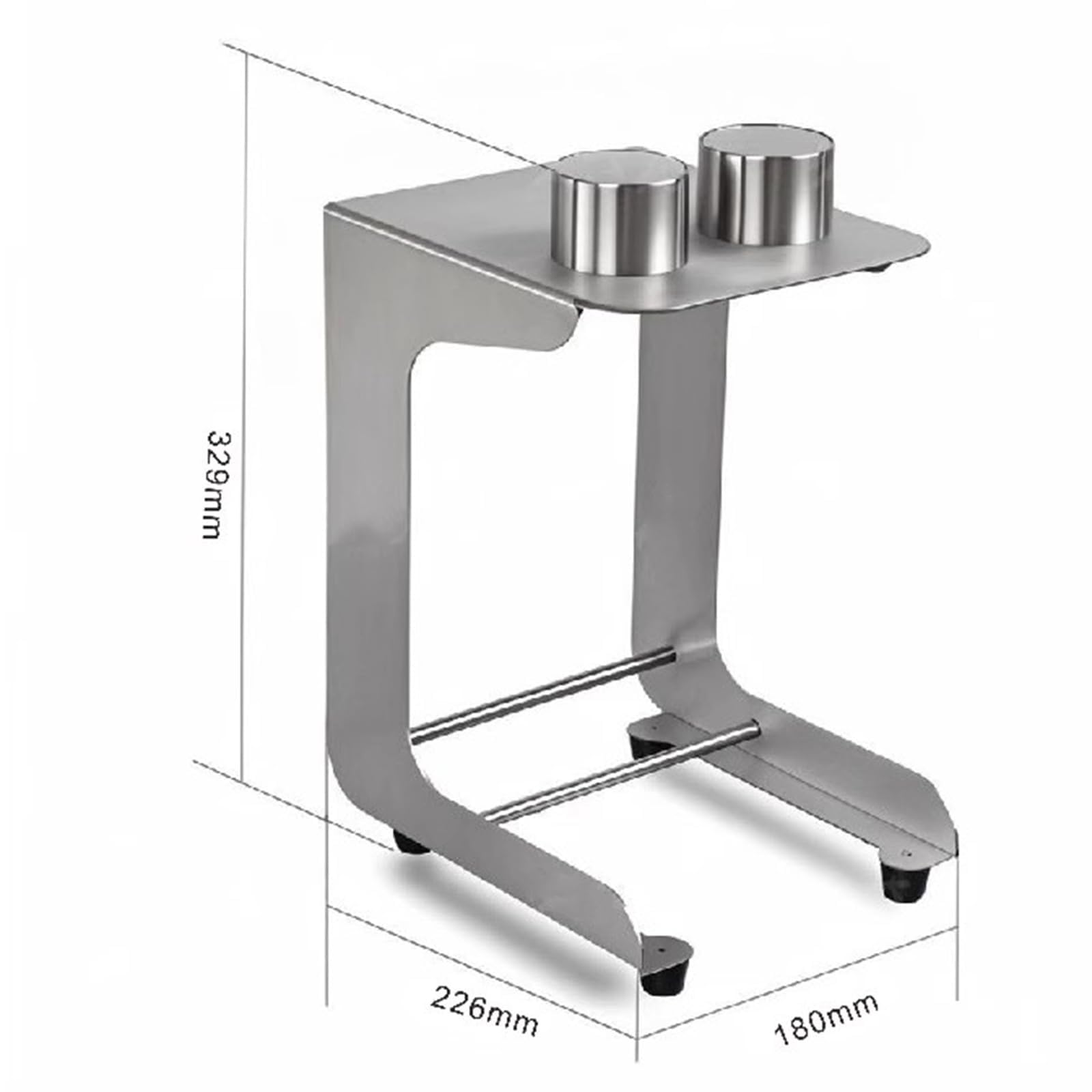 Affettatrice manuale in acciaio inox con 3 teste di taglio, diametro massimo 45 mm, 10 fette al minuto per la preparazione dei pasti