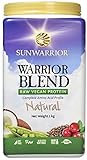 Sunwarrior - Warrior Blend, Raw, Plant-Based Protein, Natural, 40 Servings (2.2 lbs)