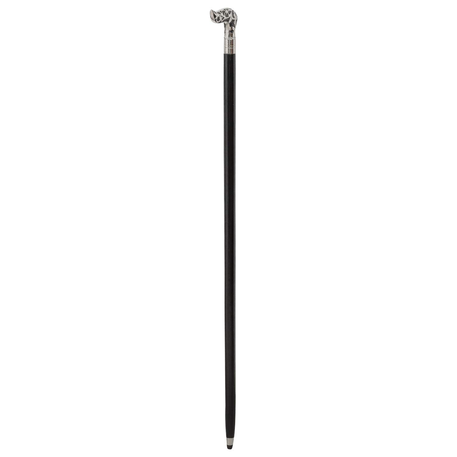 aubaho Bastón Palo para pasear bastón de Senderismo Metal Madera Estilo Antiguo 94cm