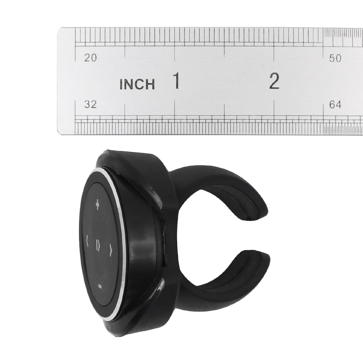 POFET Telecomando al volante Telecomando Bluetooth Bluetooth 4.0 Otturatore Controllo remoto della riproduzione musicale Supporto per assistenti vocali Compatibile con iOS e Android