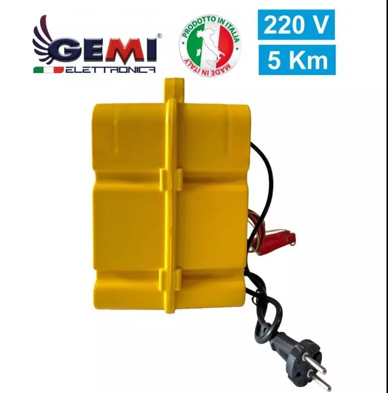 Gemi Elettronica Elettrificatore Depotenziato 220V per Recinzioni Animali Domestici