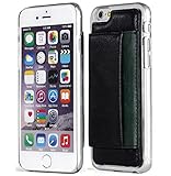 iPhone 6S Case, Aceabove [KICKSTAND][BLACK] Slim Protective Leather Wallet Cover Case with Stand Feature and Credit Card wallet case for Apple iPhone 6 (2014) / iPhone 6S (2015)