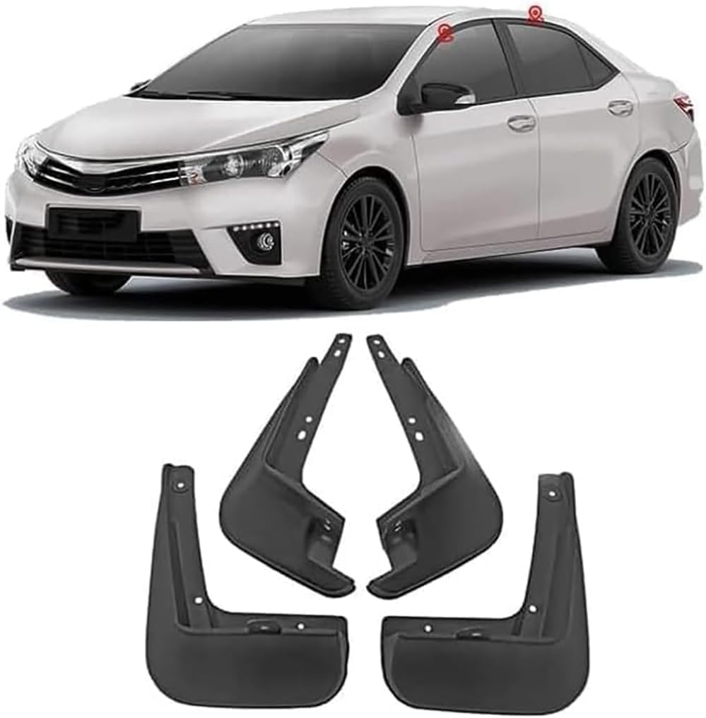 Guardabarros coche para Toyota Corolla 2014-2018: dile adiós al barro acumulado