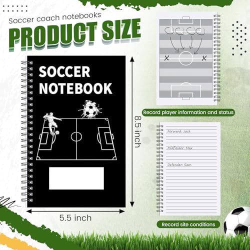 Carnet de notes à spirale football pour structurer vos schémas tactiques