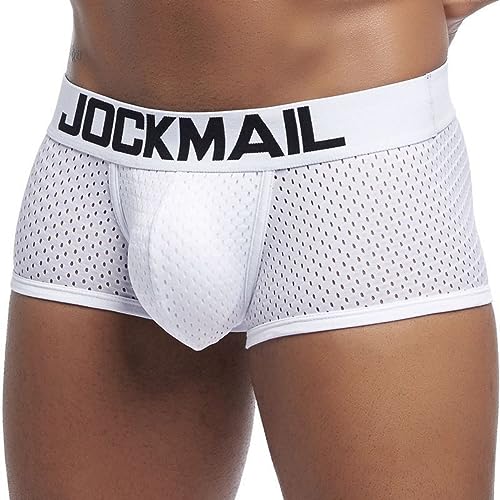 JOCKMAIL Boxer en Maille à Séchage Rapide pour Homme, Slip Respirant, Confortable et Sexy,...