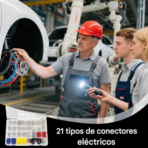 Conector eléctrico para cables y terminales de crimpar de 1mm a 3.5mm para automóvil 2
