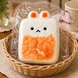CHALAN スクイーズ ビッグサイズ もちもち ぷにぷに 水感 癒し系 カラビナ付き かわいい 柔らかい 弾性 触感いい 暇つぶし 癒しグッズ ストレス解消 面白い 感覚玩具 ふわもち 握る玩具 撮影小物 子供 大人兼用 プレゼント ミルクパン おもち アイストースト ケーキ タルト ギフト うさぎおもち