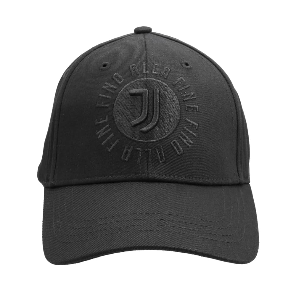 JUVENTUS Unisex 133591 Juve Baseball Cap, Black, One Size, Black, One Size