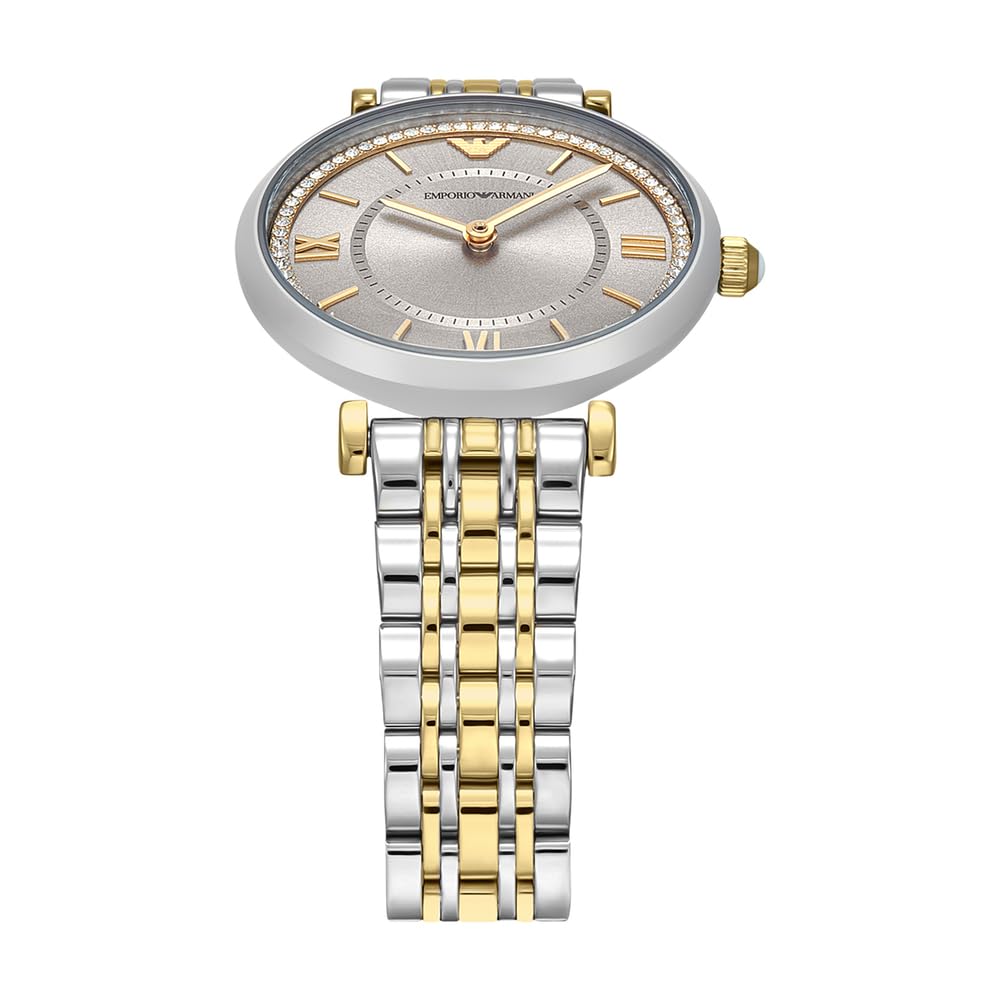 Emporio Armani AR11702 damski analogowy zegarek kwarcowy z paskiem ze stali nierdzewnej
