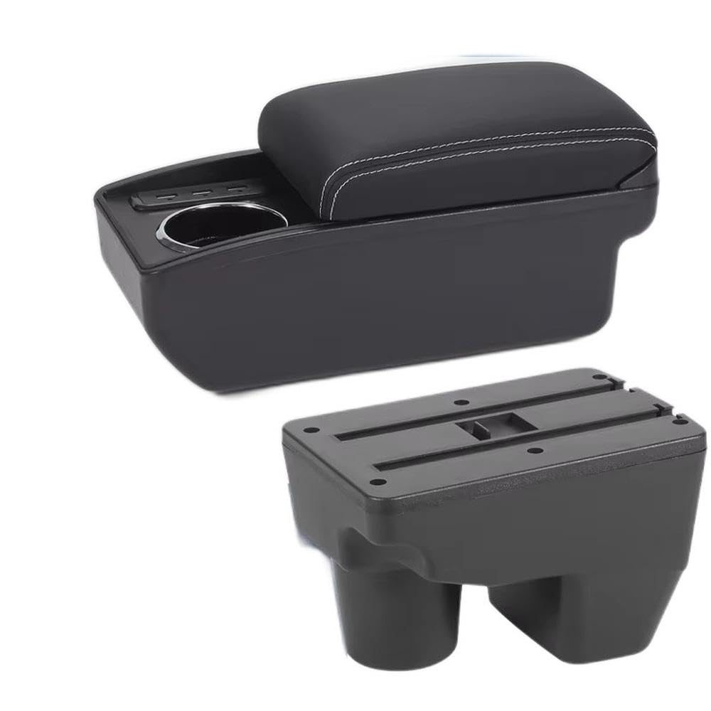 Fsozdbbpl B3 Black White 6Usb For Toyota Yaris Elegant 2021-2025 Car Armrest Box Storage Box Interior Parts