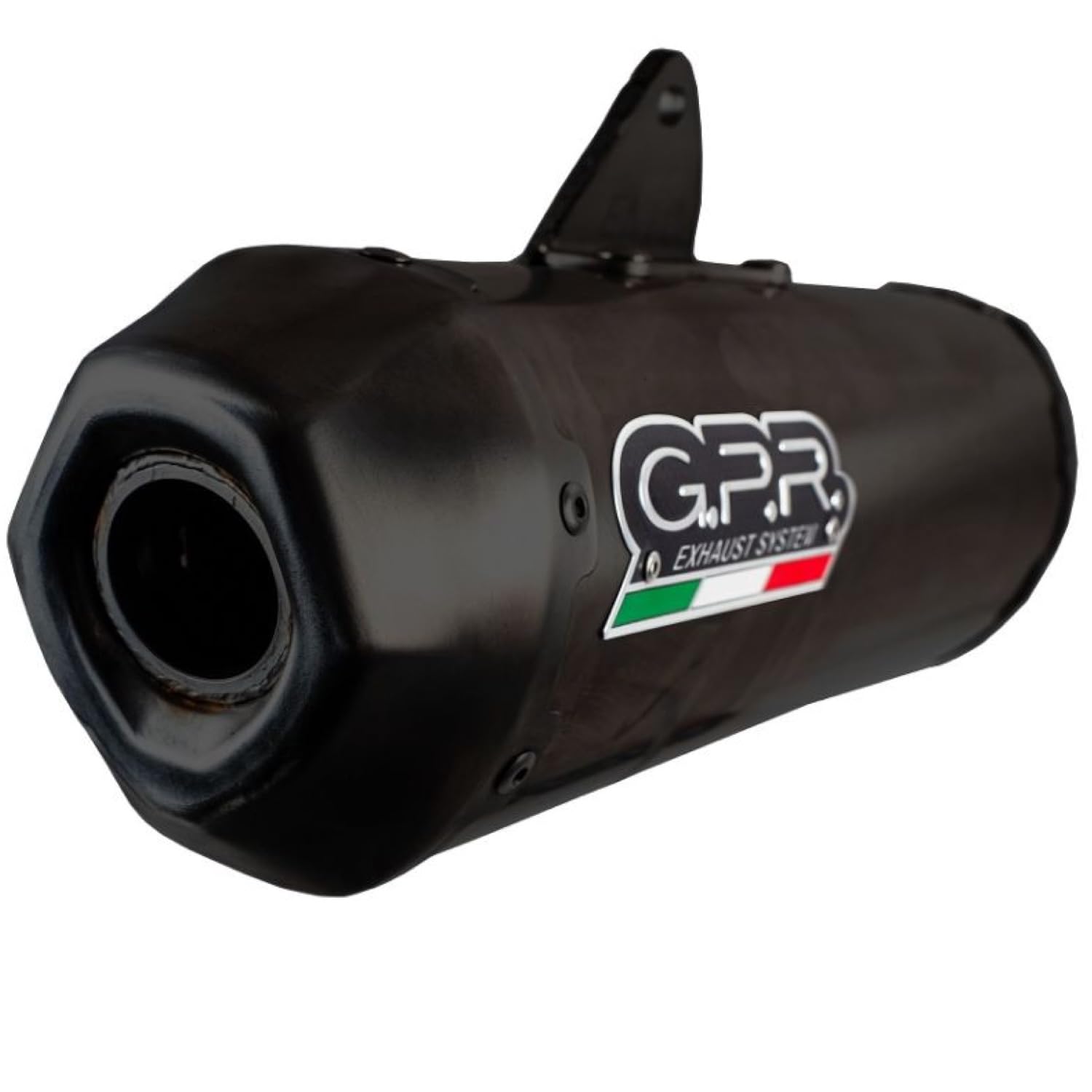 tubo de escape completo gpr homologado catalizado acero negro pentaroad, db-killer incluido, vo.5.cat.pe.bl compatible con voge sr4 2022 2023 mototopgun