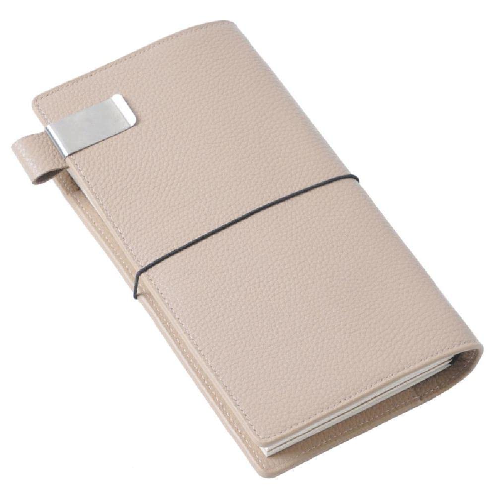 Ensemble papeterie cadeau WUURAA, journal rechargeable en cuir rose pour hommes et femmes