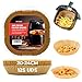 Produktbild 125 Stk Backpapier Für Heißluftfritteuse 4,5L-8L 20/24 cm Kompatibel mit COSORI Philips Cecotec Midea Russell Hobbs XL XXL Airfryer - Stück Airfryer Backpapier Antihaft
